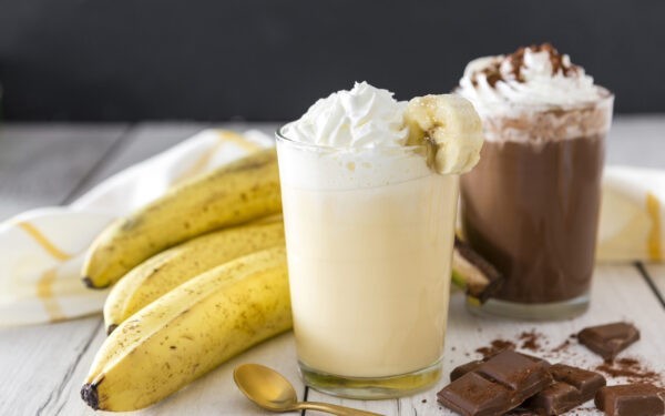 Бананово-шоколадный милкшейк