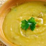 Гороховый суп-пюре из зеленого горошка
